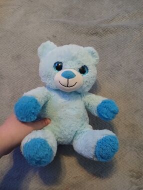 Plush Blue Teddy Bear Stuffed Toy